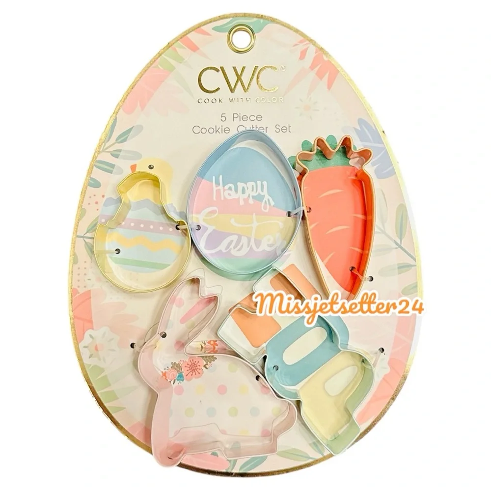 CWC Spring Easter Egg Snack Box Food Storage Container & Cookie Cutters Bundle - Picture 5 of 10